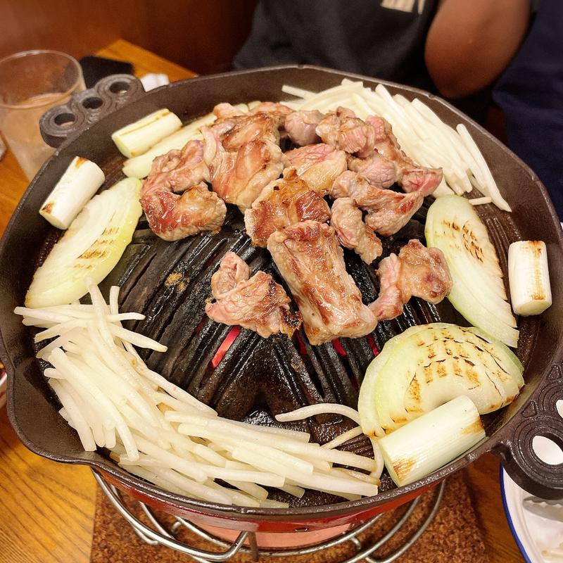 ジンギスカン　ラム肉・もやし・玉ネギ・長ネギ　1人前(まえだや )