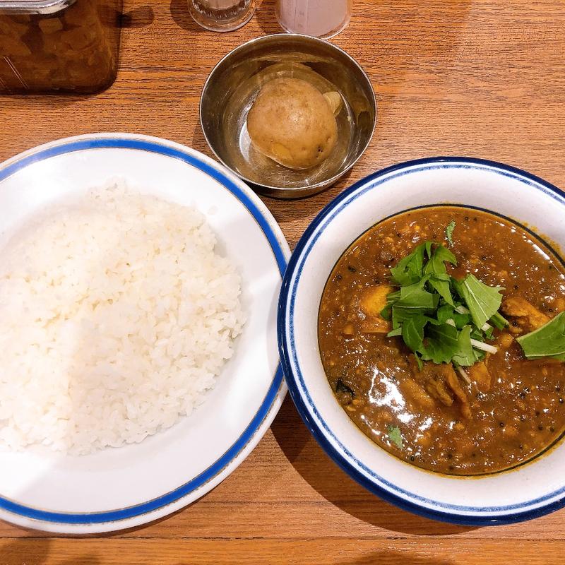 チキン豆カリー(エチオピア カリーキッチン アトレ秋葉原１店)