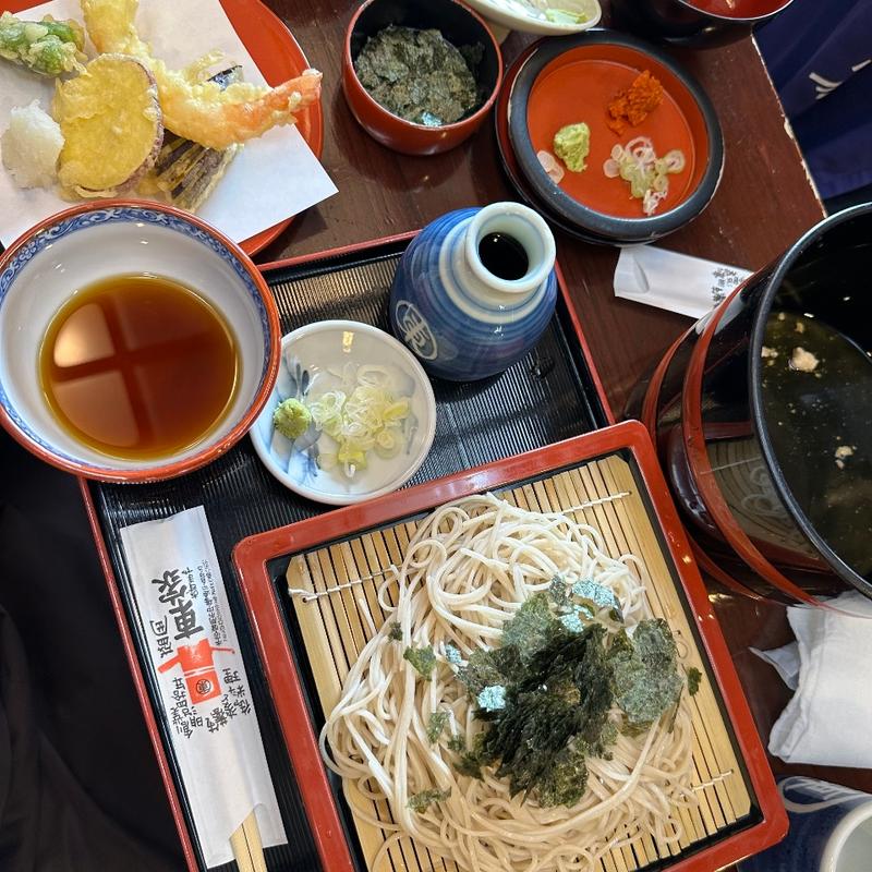 天ざるそば(そば処 東家 駅前店)