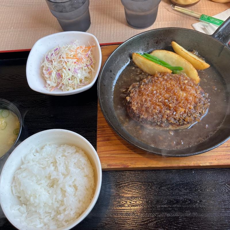 ジョージハンバーグセット(ミスタージョージ 空港店)