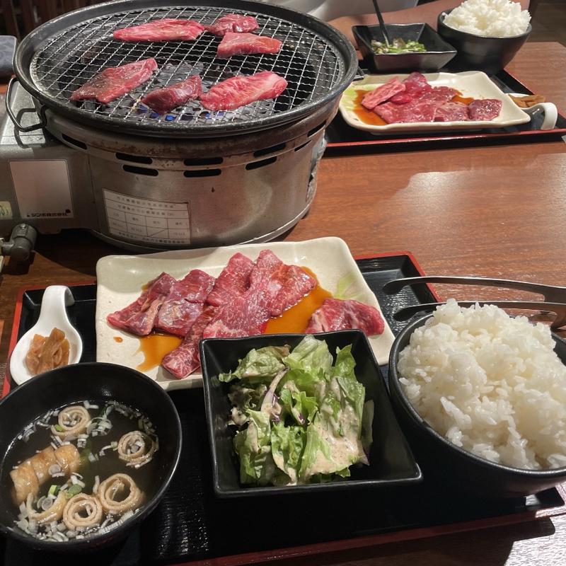 ハラミ定食(焼肉乙ちゃん 目黒不動前店)