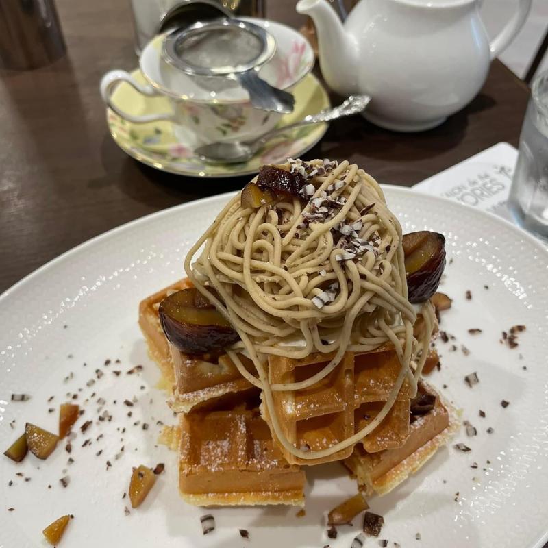 マロンワッフル(サロンド・テ・ヴォーリズ)