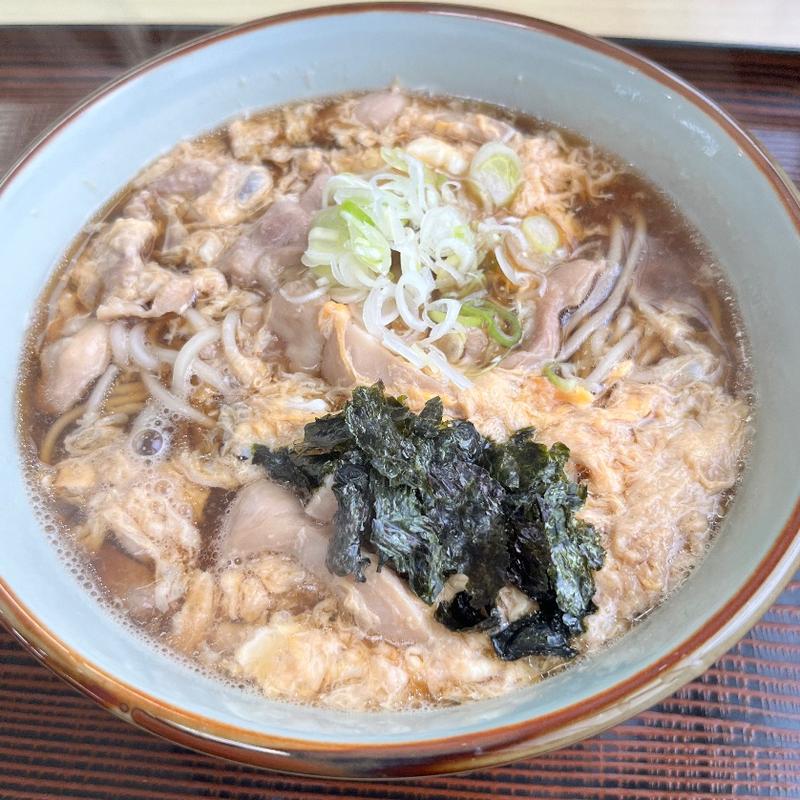 親子そば(そば処まる八そば)