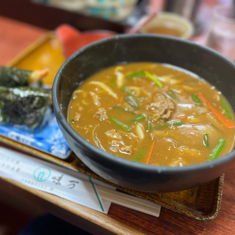 カレーうどん(味万 本店)