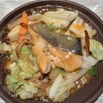 鮭のちゃんちゃん焼き(蕎麦切り くろ)