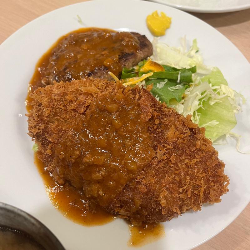 ハンバーグ＆メンチカツ(キッチンジロー中之島フェスティバルプラザ店)