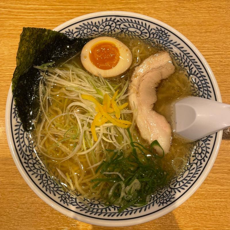 柚子ねぎ塩ラーメン(丸源ラーメン 高松上天神店 )