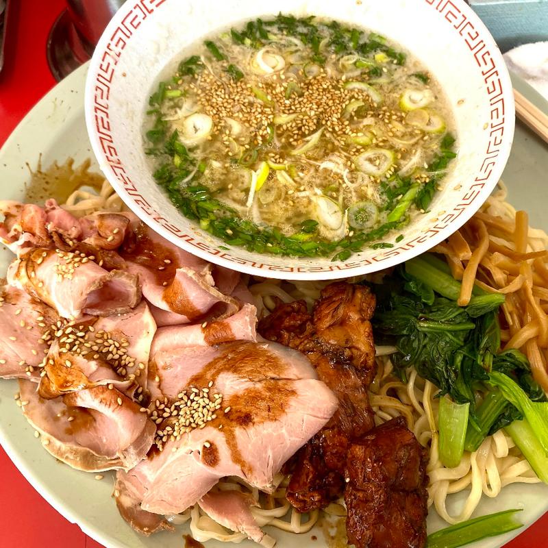 パイカチャーシューつけ麺(ラーメンスタンド とん平食堂)