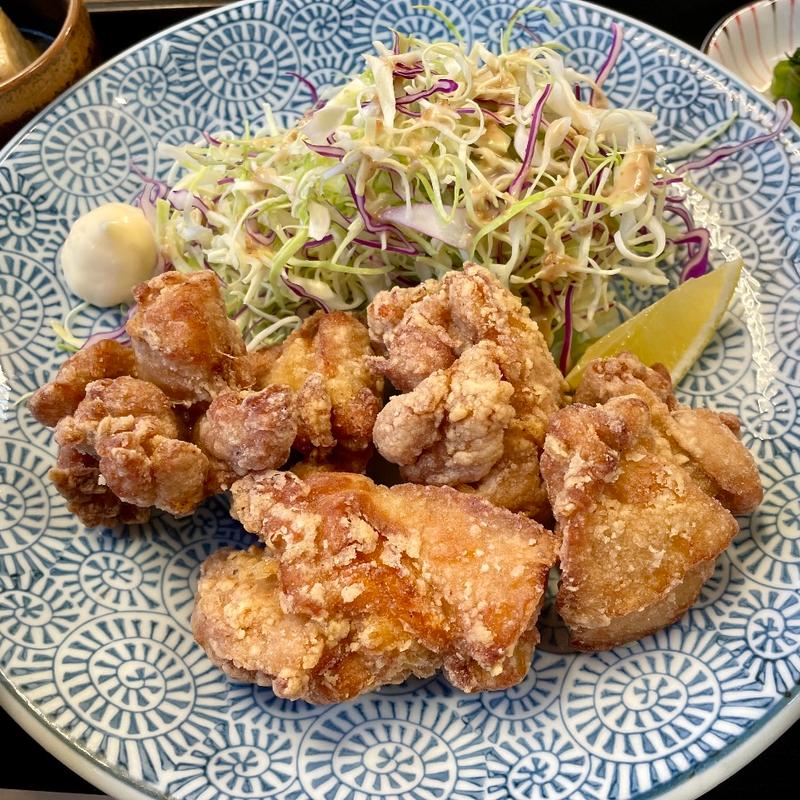 若鶏の唐揚げ御膳(玉崎屋食堂 )