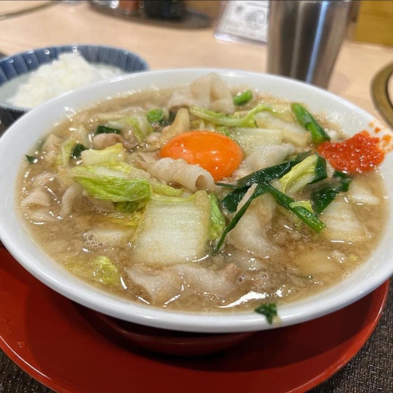 イベリコ豚スタミナラーメン 卵黄入(セアブラノ神 壬生本店)