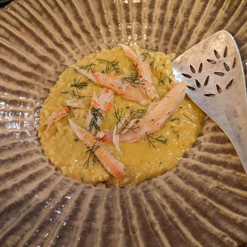 佐渡ヶ島ズワイガニのリゾット(will o' wisp)