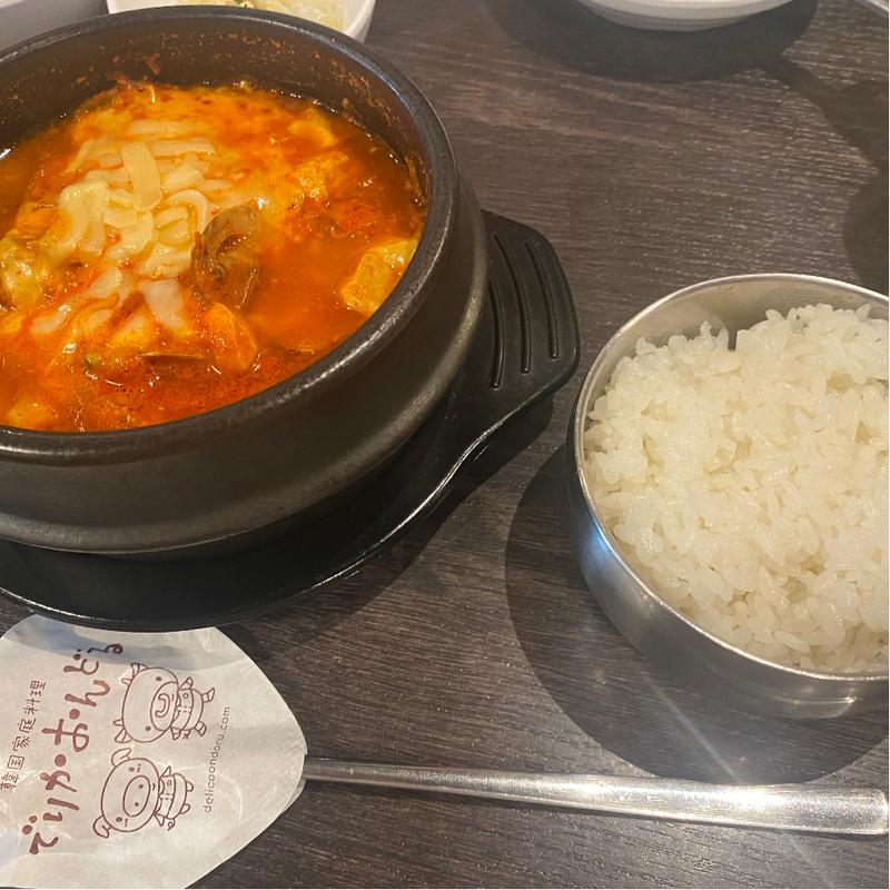 チーズスンデュブチゲ(でりかおんどる 1号店(本店))