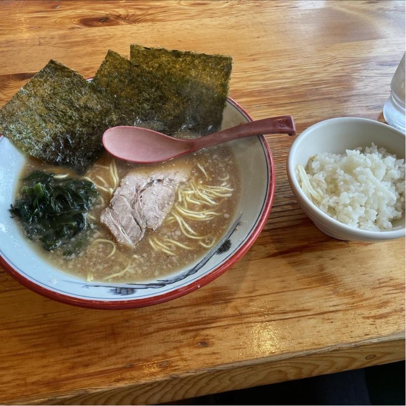 味噌ラーメン　半ライス(椿　ラーメンショップ 木立店 )