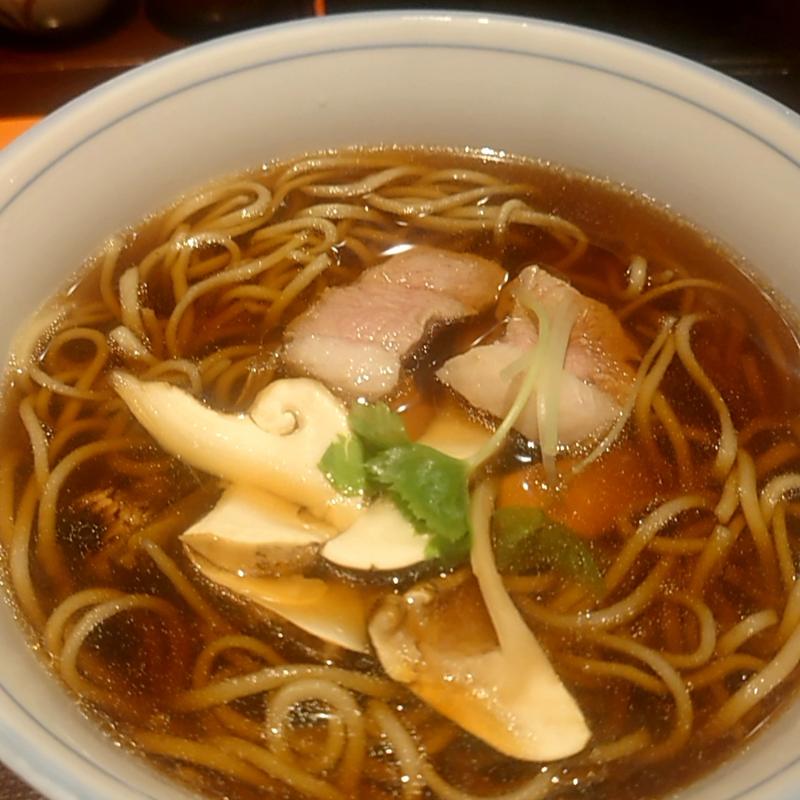 松茸そば(上野やぶそば)