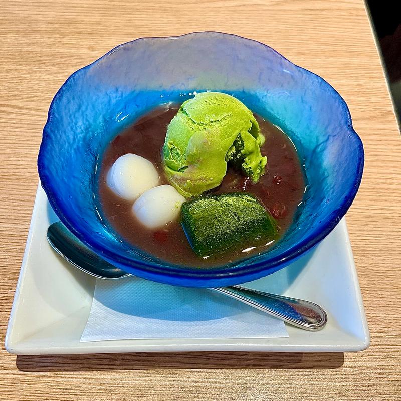 抹茶白玉わらび餅ぜんざい(鈴のれん 春日井店 )