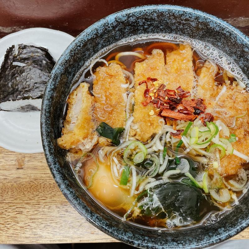 カツそば(きぬそば )