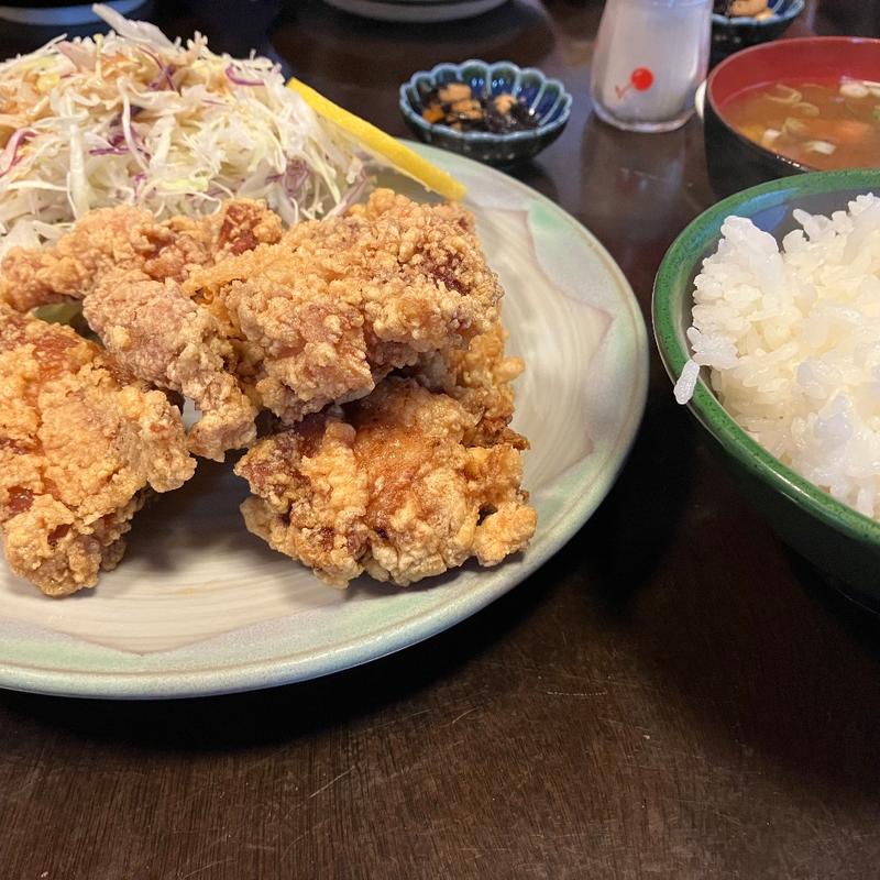 唐揚げ定食(加登屋食堂 （かどやしょくどう）)