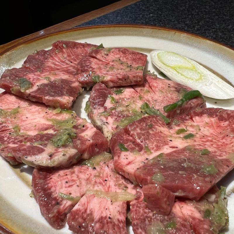 上タン塩(炭火焼肉 萬大)