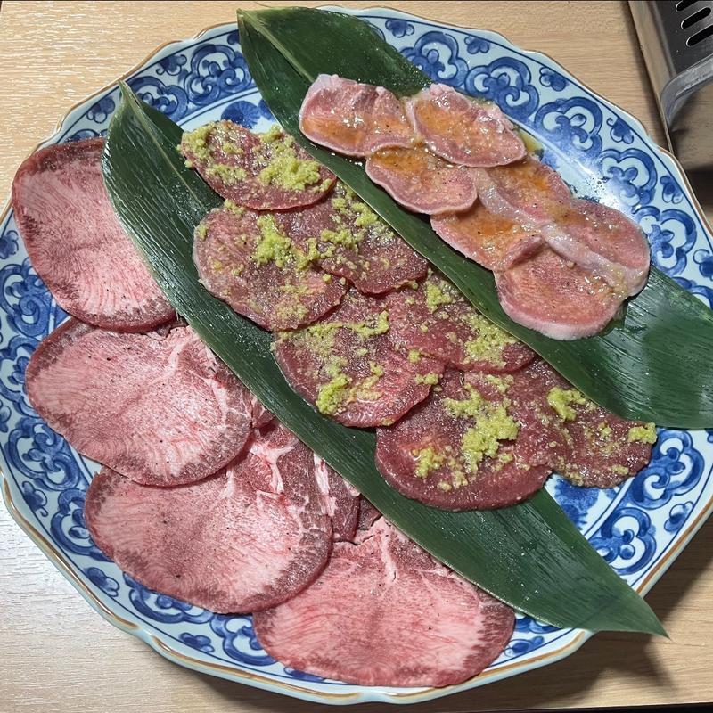 タン盛り合わせ(ホルモンWABISABI DX)