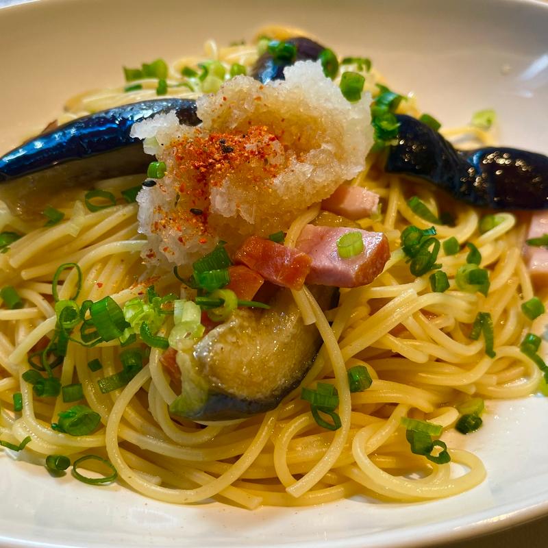 揚げナスとベーコン和風(有楽町PRONTO(プロント))