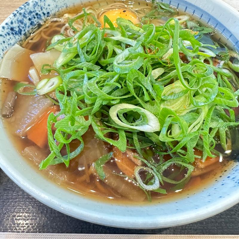 けんちんと九条ネギそば(しぶそば 市が尾店)