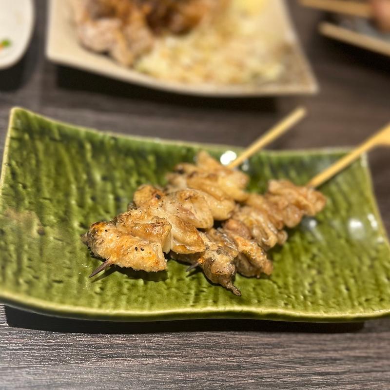 鶏皮串/塩(いろはにほへと 幌別店)