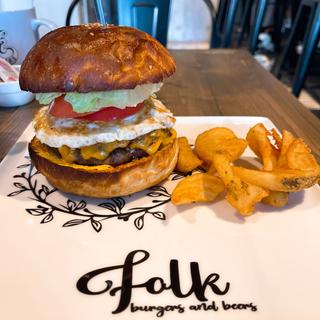 Folky Smoky Egg Cheese　フォーキースモーキーエッグチーズ(folk burgers&beers)
