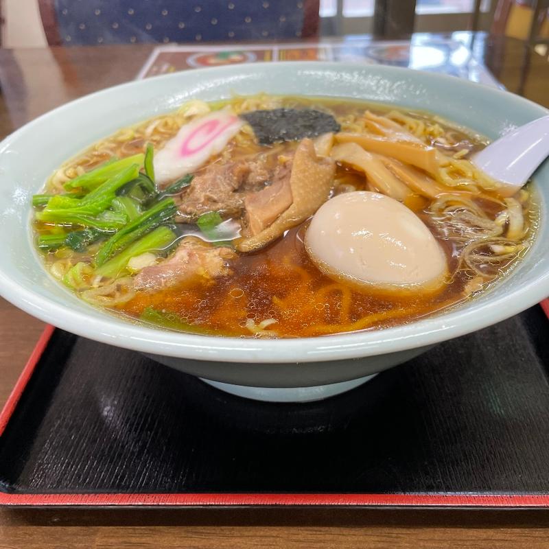 中華そば煮卵入り大盛(金丸本店 （かなまるほんてん）)