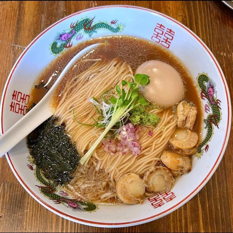 帆立醤油ラーメン(麺処源玄)