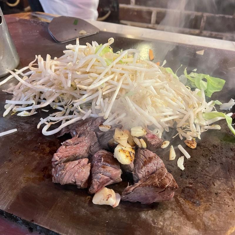 ハラミステーキ(ステーキハウス チヤイム)