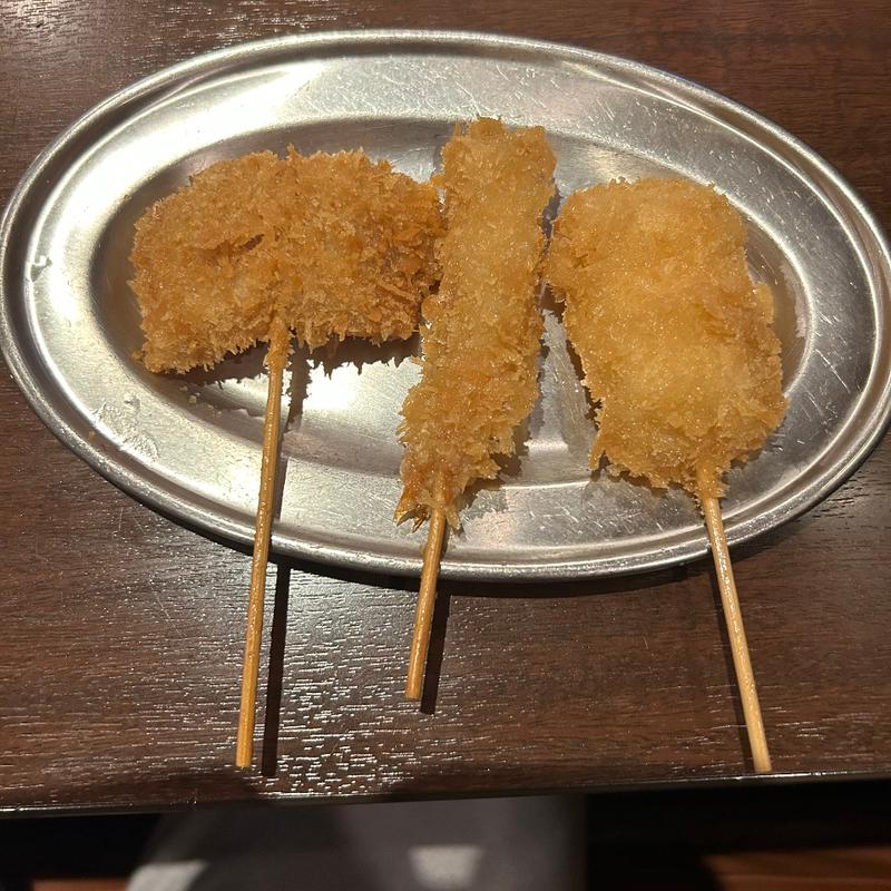 串カツ（三種盛）(お好み焼本舗 日向店 )