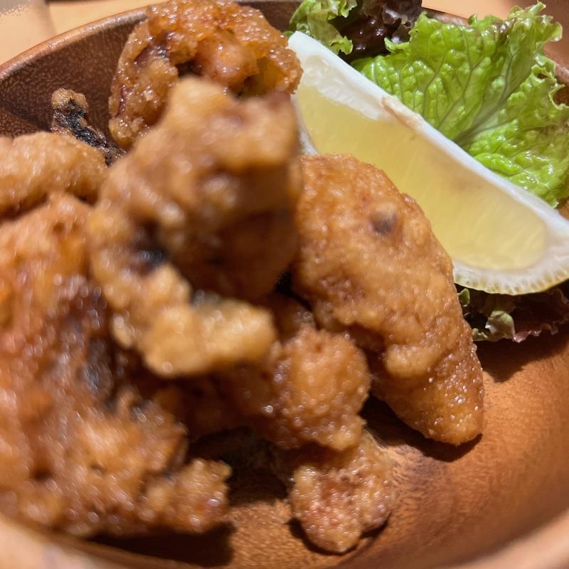 タコの唐揚げ(居酒屋 楽笑)