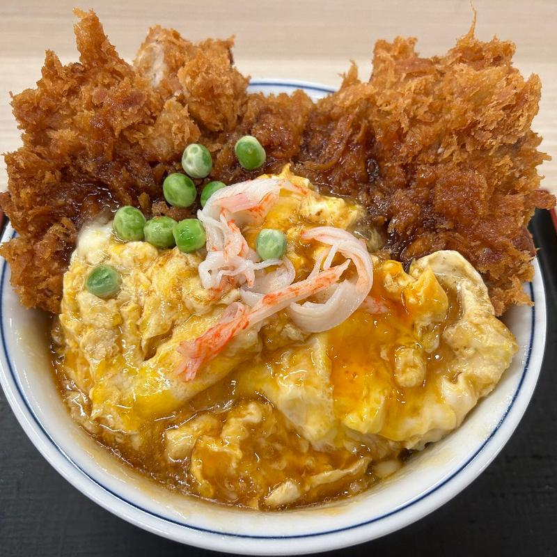 天津飯チキンカツ丼(かつや 大阪枚方店)