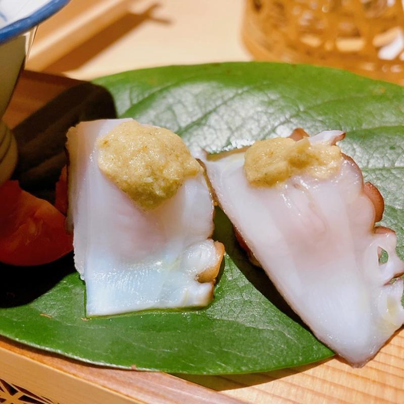 和牛と地蛸のタルタル（弥山コース）(大衆牛肉割烹 初代醸造)