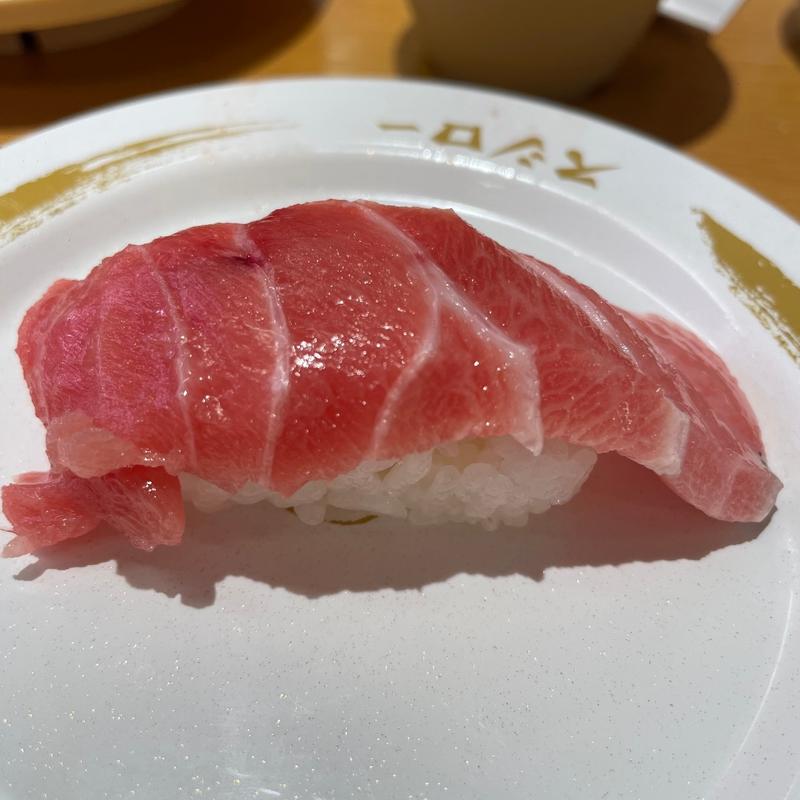 本鮪中トロ(スシロー 名古屋新栄店)