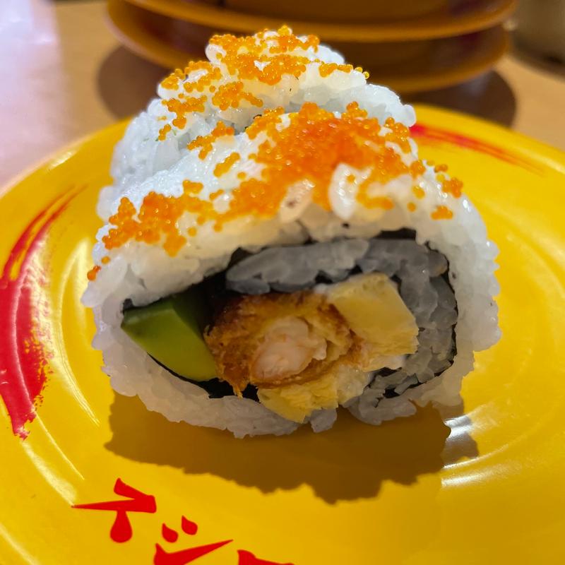 海老フライアボカドロール(スシロー 名古屋新栄店)