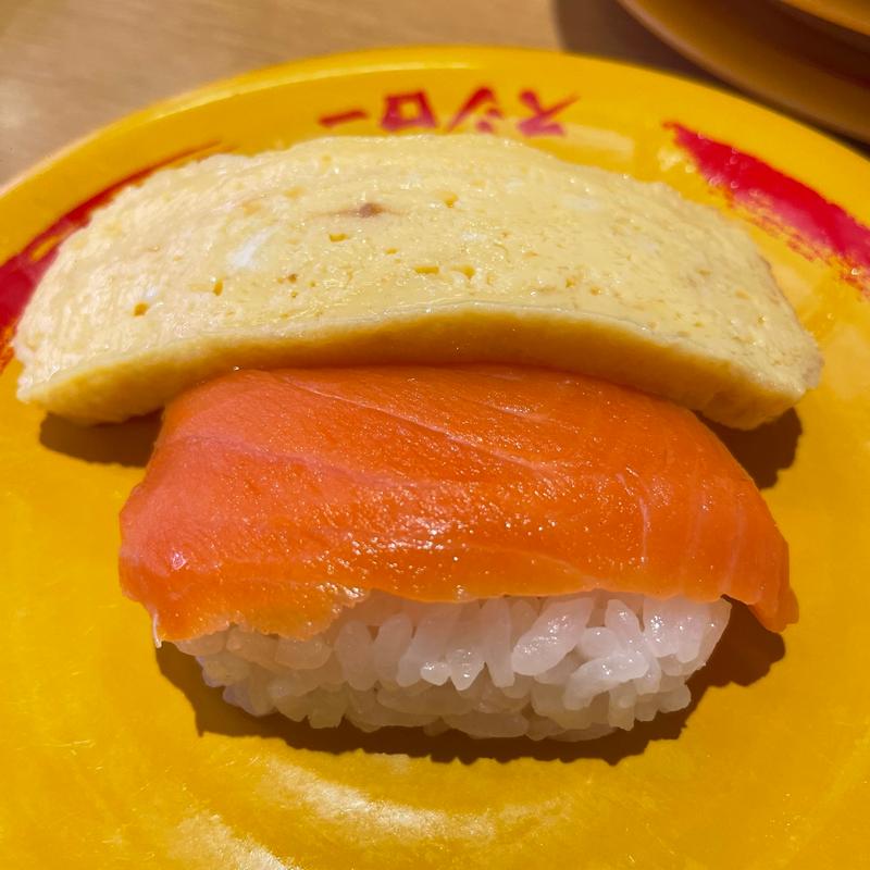 サーモン・たまご(スシロー 名古屋新栄店)