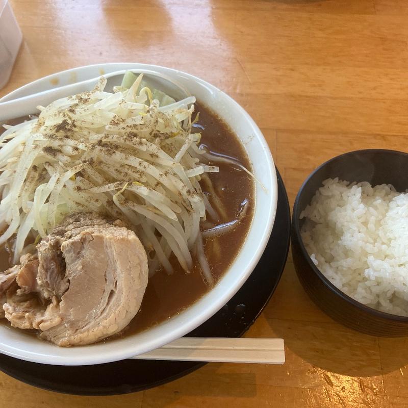 豚ラーメン+ライス(常陸味噌らーめん むとう)
