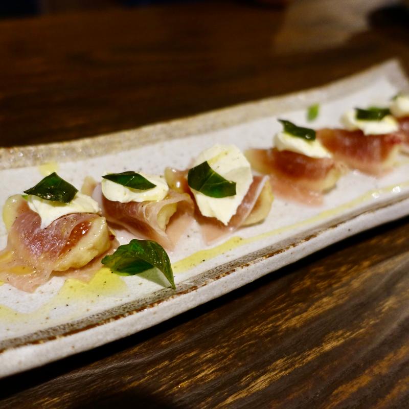 いちじくの生ハム巻き(TEPPAN keyJACK)