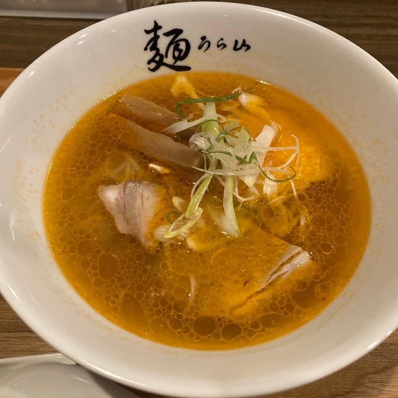 海老塩ラーメン(麺うら山 栄本店)