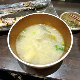 味噌汁(目黒のさんま 菜の花 茶屋坂本店)