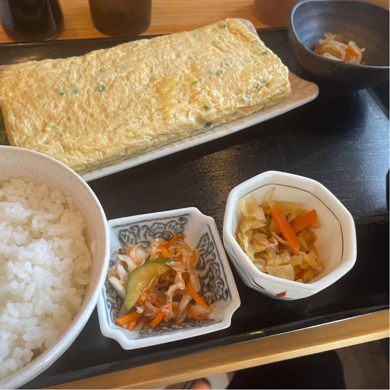 卵焼き定食(めんこいや)
