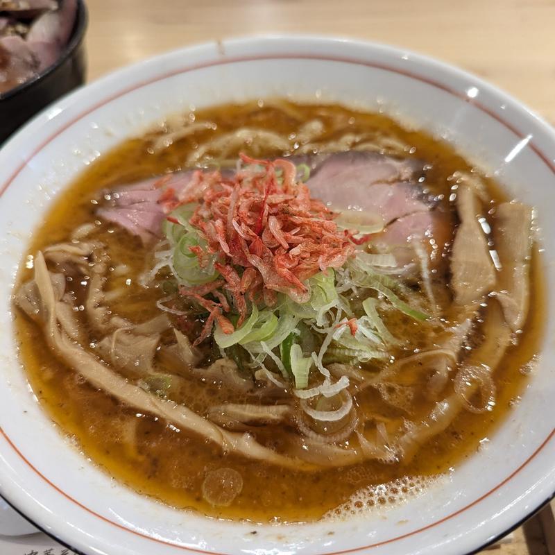 海老味噌パイタンラーメン（11月限定ラーメン）(中華そば 肴 yamago(ヤマゴ))