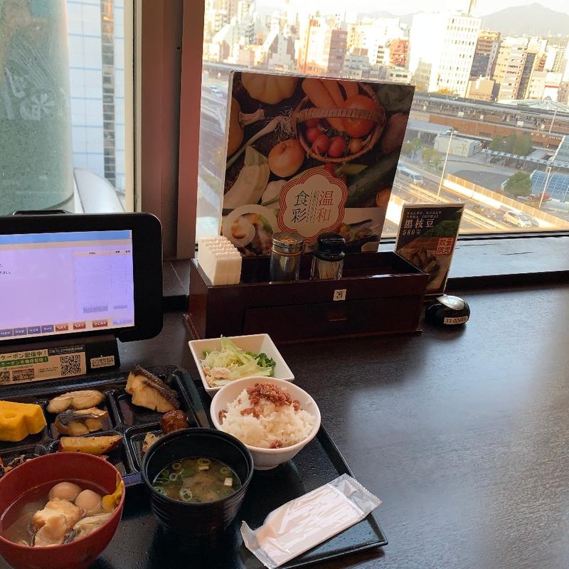 朝食バイキング(神戸ハーバーランド温泉 万葉倶楽部)