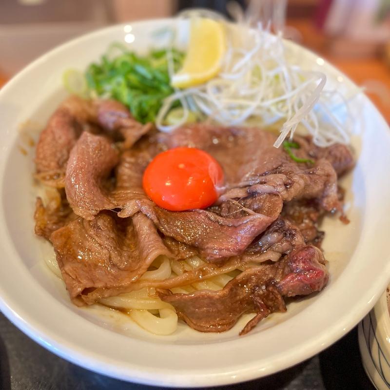 極上の肉うどん(花は咲く 新中野本店)
