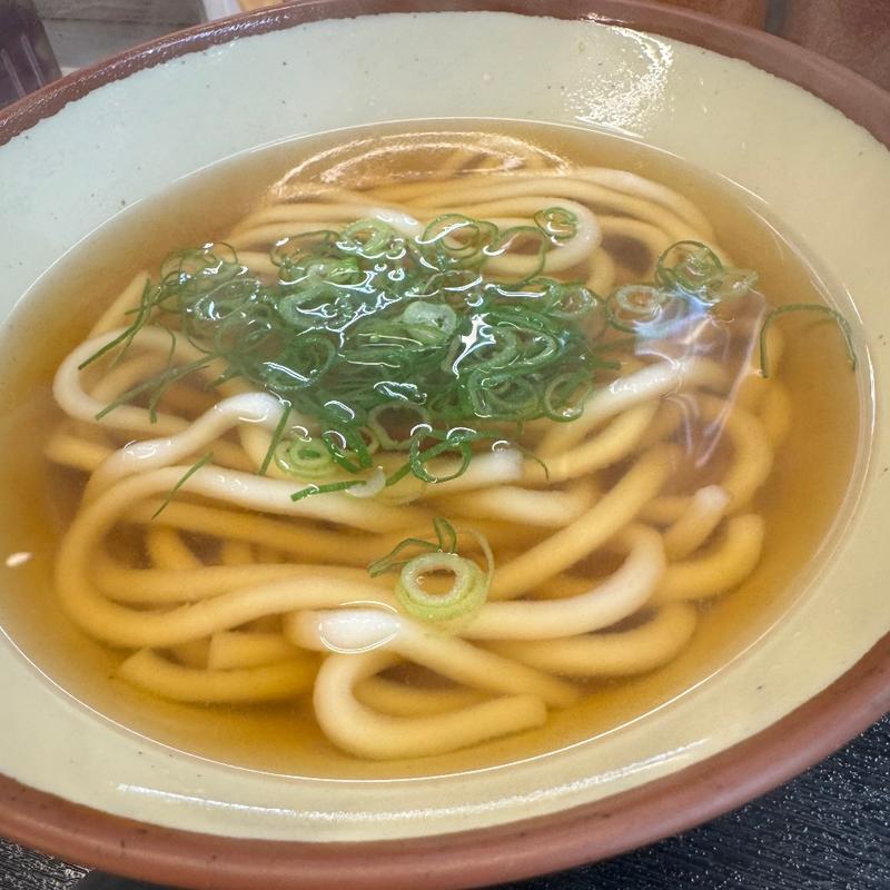 かけうどん(道楽うどん 南方駅前店)