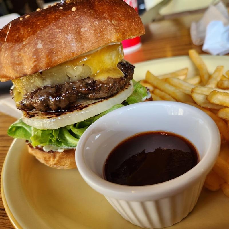 ハワイアンBBQバーガー ランチセット(ブッチャーズテーブル)