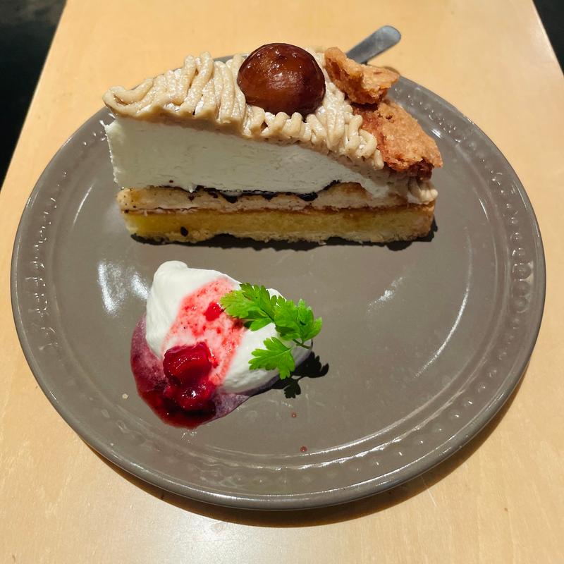 モンブランタルト(SLOW JET COFFEE スロージェットコーヒー)