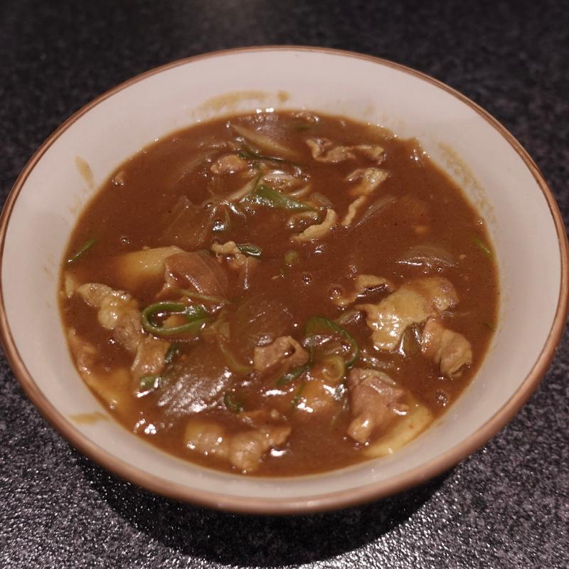 カレー南蛮そば(SAKABAR 笑)