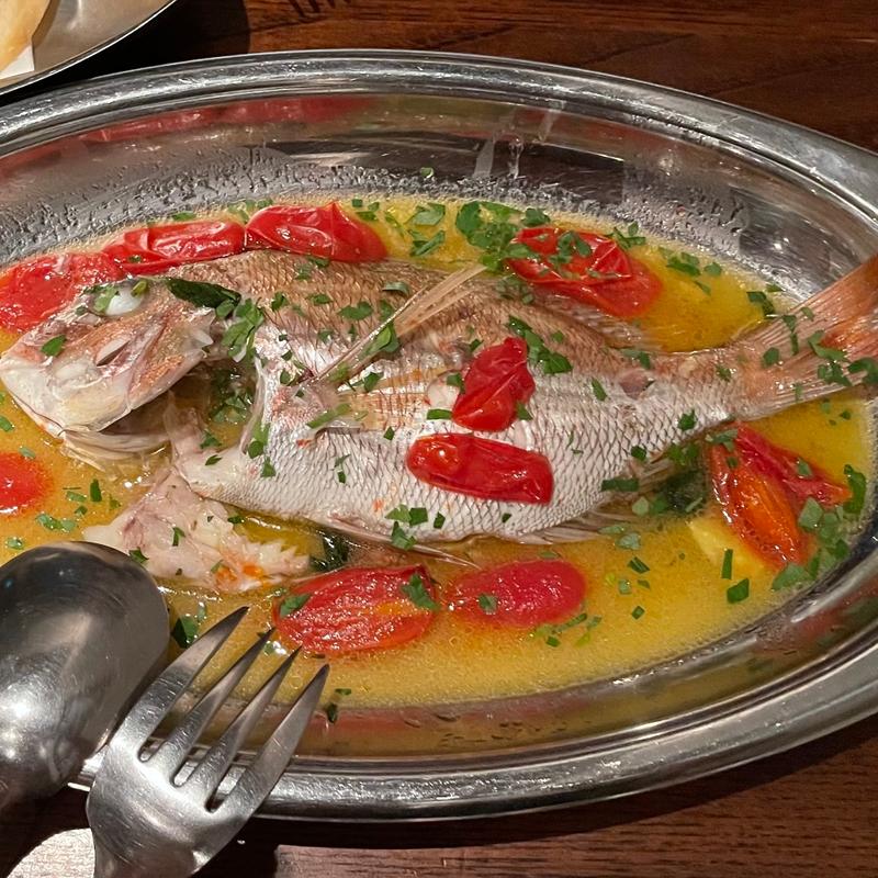 鯛のアクアパッツァ(Dal Brigante)